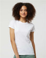 Tultex Women's Fine Jersey Slim Fit T-Shirt - Tultex 213 White XS Short Sleeve T-Shirts