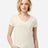 Tultex Women's Fine Jersey V - Neck T-Shirt - Tultex 214 Natural XS Short Sleeve T-Shirts