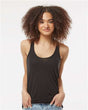 Tultex Women's Poly - Rich Racerback Tank Top - Tultex 190 Black XS Tank Top
