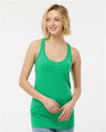 Tultex Women's Poly - Rich Racerback Tank Top - Tultex 190 Heather Kelly XS Tank Top