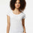 Tultex Women's Poly - Rich Scoop Neck T-Shirt - Tultex 243 White XS Short Sleeve T-Shirts