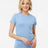 Tultex Women's Poly - Rich T-Shirt - Tultex 240 Heather Athletic Blue XS Short Sleeve T-Shirts