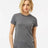 Tultex Women's Poly - Rich T-Shirt - Tultex 240 Heather Charcoal XS Short Sleeve T-Shirts