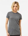 Tultex Women's Poly - Rich T-Shirt - Tultex 240 Heather Charcoal XS Short Sleeve T-Shirts