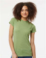 Tultex Women's Poly - Rich T-Shirt - Tultex 240 Heather Green XS Short Sleeve T-Shirts