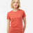 Tultex Women's Poly - Rich T-Shirt - Tultex 240 Heather Orange XS Short Sleeve T-Shirts