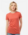 Tultex Women's Poly - Rich T-Shirt - Tultex 240 Heather Orange XS Short Sleeve T-Shirts