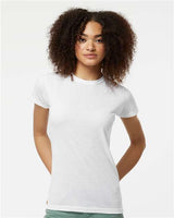 Tultex Women's Poly - Rich T-Shirt - Tultex 240 White XS Short Sleeve T-Shirts