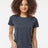 Tultex Women's Premium Cotton Blend T-Shirt - Tultex 542 Navy Heather XS Short Sleeve T-Shirts
