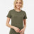 Tultex Women's Premium Cotton Blend T-Shirt - Tultex 542 Olive Heather XS Short Sleeve T-Shirts