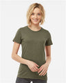 Tultex Women's Premium Cotton Blend T-Shirt - Tultex 542 Olive Heather XS Short Sleeve T-Shirts