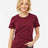 Tultex Women's Premium Cotton T-Shirt - Tultex 516 Burgundy XS Short Sleeve T-Shirts