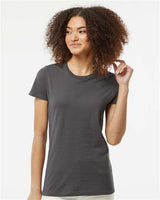 Tultex Women's Premium Cotton T-Shirt - Tultex 516 Charcoal XS Short Sleeve T-Shirts