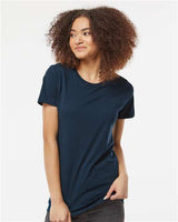 Tultex Women's Premium Cotton T-Shirt - Tultex 516 Navy XS Short Sleeve T-Shirts