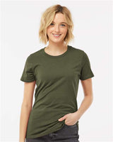 Tultex Women's Premium Cotton T-Shirt - Tultex 516 Olive XS Short Sleeve T-Shirts