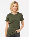 Tultex Women's Premium Cotton T-Shirt - Tultex 516 Olive XS Short Sleeve T-Shirts