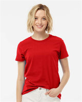 Tultex Women's Premium Cotton T-Shirt - Tultex 516 Red XS Short Sleeve T-Shirts