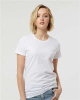 Tultex Women's Premium Cotton T-Shirt - Tultex 516 White XS Short Sleeve T-Shirts