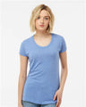 Tultex Women's Tri - Blend T-Shirt - Tultex 253 Athletic Blue Tri Blend XS Short Sleeve T-Shirts