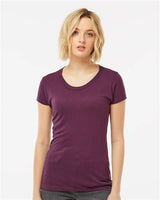 Tultex Women's Tri - Blend T-Shirt - Tultex 253 Berry Tri Blend XS Short Sleeve T-Shirts