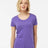 Tultex Women's Tri - Blend T-Shirt - Tultex 253 Lilac Tri Blend XS Short Sleeve T-Shirts
