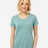 Tultex Women's Tri - Blend T-Shirt - Tultex 253 Seafoam Tri Blend XS Short Sleeve T-Shirts