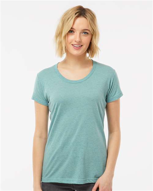 Tultex Women's Tri - Blend T-Shirt - Tultex 253 Seafoam Tri Blend XS Short Sleeve T-Shirts