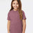 Tultex Youth Fine Jersey T-Shirt - Heather Cassis - Tultex 235 Heather Cassis XS Short Sleeve T-Shirts
