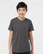 Tultex Youth Fine Jersey T-Shirt - Heather Charcoal - Tultex 235 Heather Charcoal XS Short Sleeve T-Shirts