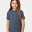 Tultex Youth Fine Jersey T-Shirt - Heather Denim - Tultex 235 Heather Denim XS Short Sleeve T-Shirts