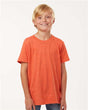 Tultex Youth Fine Jersey T-Shirt - Heather Orange - Tultex 235 Heather Orange XS Short Sleeve T-Shirts