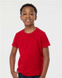 Tultex Youth Fine Jersey T-Shirt - Red - Tultex 235 Red XS Short Sleeve T-Shirts