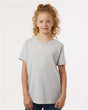 Tultex Youth Fine Jersey T-Shirt - Silver - Tultex 235 Silver XS Short Sleeve T-Shirts