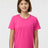 Tultex Youth Fine Jersey T-Shirt - Tultex 235 Fuchsia XS Short Sleeve T-Shirts