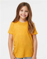 Tultex Youth Fine Jersey T-Shirt - Tultex 235 Heather Mellow Yellow XS Short Sleeve T-Shirts