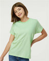 Tultex Youth Fine Jersey T-Shirt - Tultex 235 Heather Neo Mint XS Short Sleeve T-Shirts