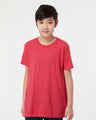 Tultex Youth Fine Jersey T-Shirt - Tultex 235 Heather Red XS Short Sleeve T-Shirts