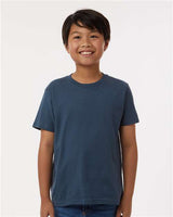 Tultex Youth Fine Jersey T-Shirt - Tultex 235 Indigo XS Short Sleeve T-Shirts