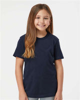 Tultex Youth Fine Jersey T-Shirt - Tultex 235 Navy XS Short Sleeve T-Shirts