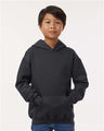 Tultex Youth Hooded Sweatshirt - Tultex 320Y Heather Graphite XS Sweatshirts