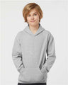 Tultex Youth Hooded Sweatshirt - Tultex 320Y Heather Grey XS Sweatshirts