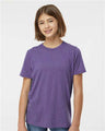 Tultex Youth Poly - Rich T-Shirt - Tultex 265 Heather Purple XS Short Sleeve T-Shirts