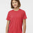 Tultex Youth Poly - Rich T-Shirt - Tultex 265 Heather Red XS Short Sleeve T-Shirts