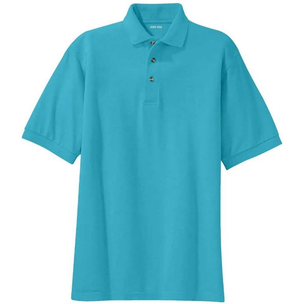 Mens Pique Knit Polo with Pocket Joe's USA Mens Apparel