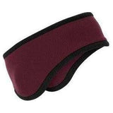 Two - Color Fleece Headband Midnight Heather