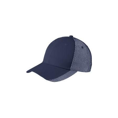 Two - Color Mesh Back Cap Navy/White Hats