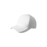 Two - Color Mesh Back Cap White/Black Hats