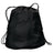 Two - Tone Cinch Pack Black Drawstring Bags