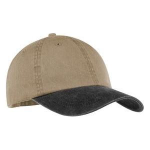 Two - Tone Pigment - Dyed Cap Khaki/Charcoal Hats