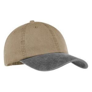Two - Tone Pigment - Dyed Cap Khaki/Charcoal Hats